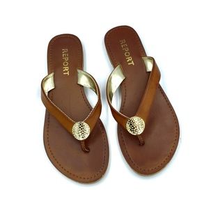 REPORT Leather Sandals